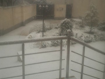 بارش اولین برف زمستانی در تهران