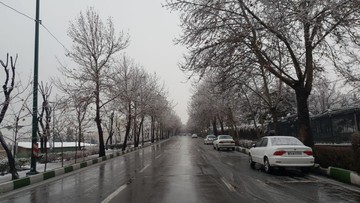 بارش اولین برف زمستانی در تهران