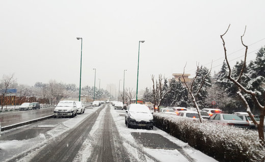 برف تهران در سیزدهمین روز زمستان