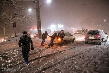 اعلام آخرین وضعیت جاده‌های برفی 