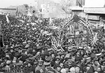 تشییع پیکرهای شهیدان سرلشکر منصور ستاری و یاران ایشان 