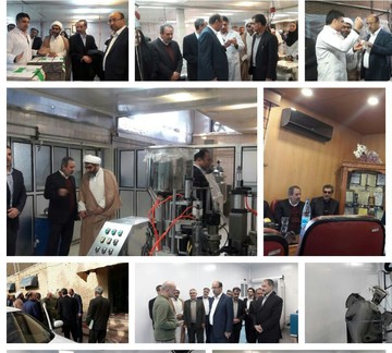 ‍بازدید رئیس سازمان صنعت، معدن و تجارت استان و رییس دادگستری  از واحدهای شهرک صنعتی شماره یک خرم‌آباد