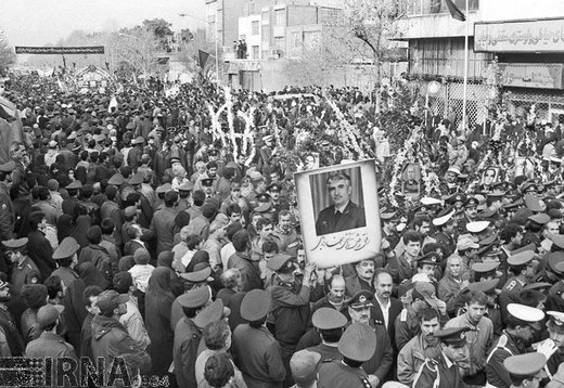 تشییع پیکرهای شهیدان سرلشکر منصور ستاری و یاران ایشان 