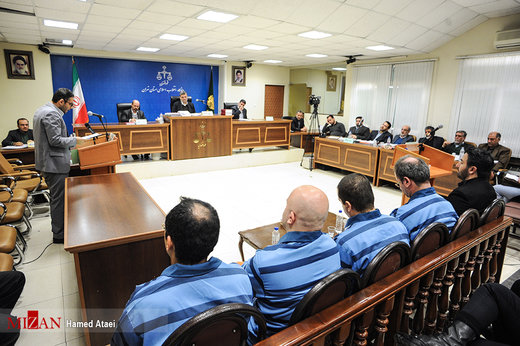 جلسه رسیدگی به اتهامات متهمان پرونده دومان توکان