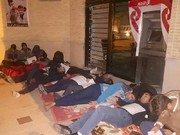 تصاویر | کارتن‌خوابی دانشجویان دانشگاه شیراز