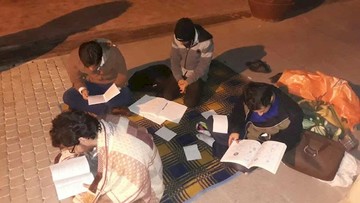 کار متفاوت دانشجویان در حمایت از کارتن‌خواب‌ها