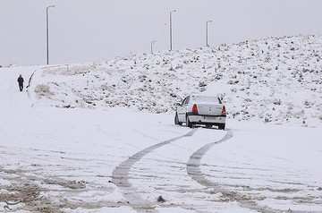 بارش برف در شهرکرد