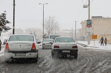 بارش برف در شهرکرد
