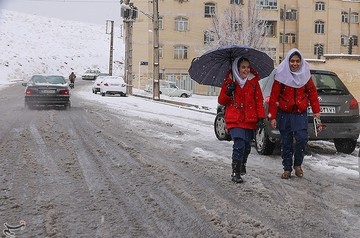 بارش برف در شهرکرد