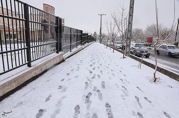 بارش برف در شهرکرد