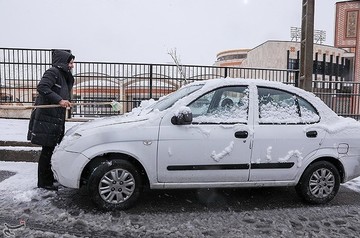 بارش برف در شهرکرد