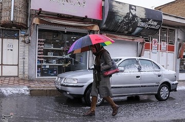 بارش برف در شهرکرد