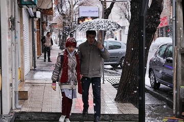 بارش برف در شهرکرد