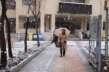 بارش برف در شهرکرد