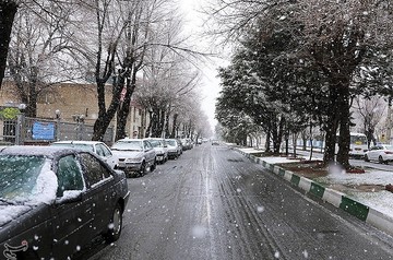 بارش برف در شهرکرد