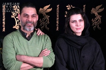 حرف درگوشی پیمان معادی با لیلا حاتمی/ عکس