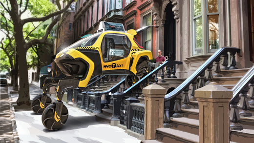 خودروی عنکبوتی هیوندای در نمایشگاه سی‌ای‌اس ۲۰۱۹/ عکس