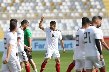 تمرین تیم ملی در ورزشگاه آل نهیان