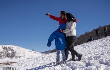 یک روز برفی در ارتفاعات مازندران - کیاسر