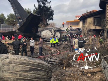 سقوط هواپیمای باری قرقیزستانی در کرج