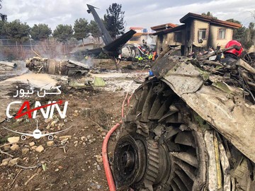 سقوط هواپیمای باری قرقیزستانی در کرج
