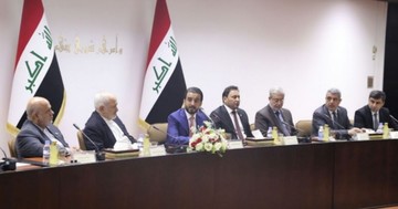 ظریف يلتقي رئیس البرلمان العراقي/صور