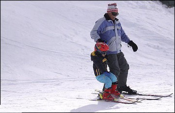بعد از ۳سال، پیست‌های اسکی چهارمحال‌وبختیاری رونق گرفت