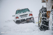 تصاویر | برف و یخ‌بندان در جاده‌های آذربایجان شرقی