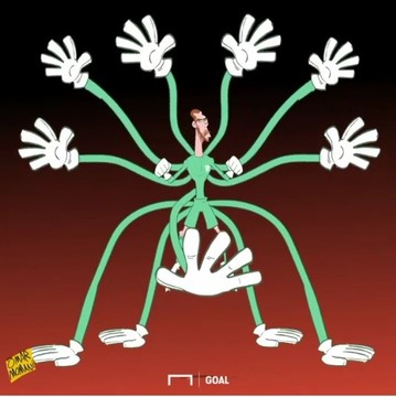 چه می‌کنه این آقای دروازه‌بان! 