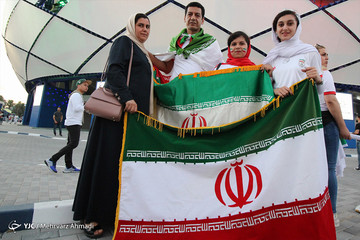 حاشیه دیدار تیم های ملی فوتبال ایران و عراق