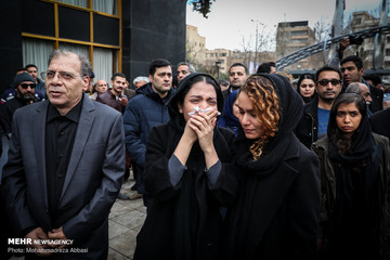 تشییع پیکر حسین محب اهری