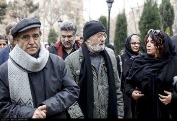 تشییع پیکر حسین محب اهری