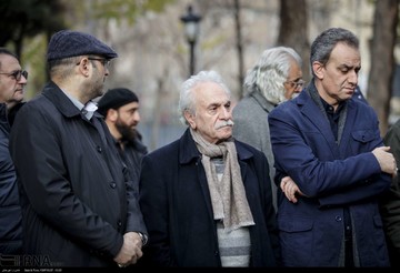 تشییع پیکر حسین محب اهری
