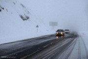 جاده‎های استان زنجان در محاصره کولاک و برف