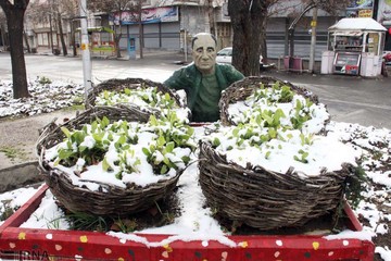 بارش برف در بروجرد
