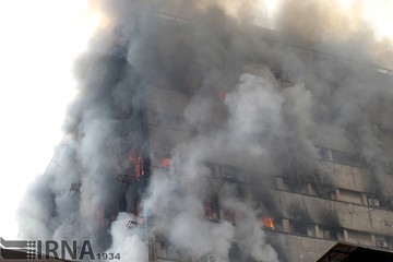 30 دی 1395؛ آتش‌سوزی و ریزش ساختمان پلاسکو