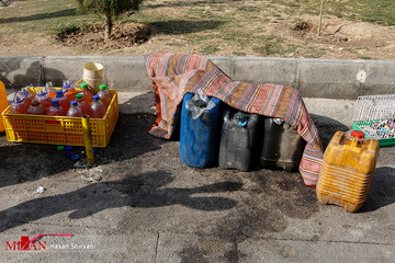 بنزین فروشی در تهران
