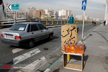 بنزین فروشی در تهران