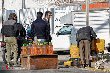 بنزین فروشی در تهران