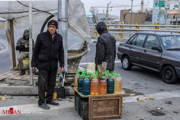 بنزین فروشی در تهران
