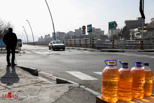 بنزین فروشی در تهران