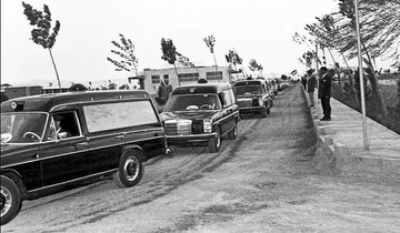 عکس | افتتاح بهشت زهرا(س) با بنزهای سیاه رنگ صفر کیلومتر