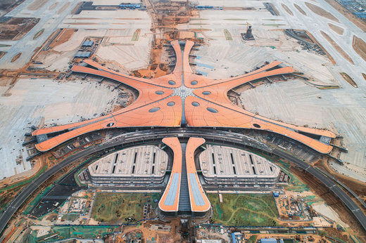 ساخت فرودگاه بین‌المللی داشینگ پکن