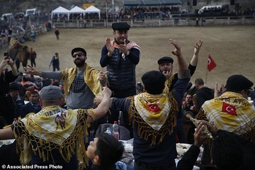جشنواره کشتی شترها در ترکیه