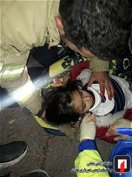 تصادف پژو 405، پراید و وانت پیکان در بزرگراه آزادگان