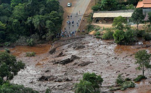 شکستن سد در برزیل