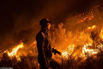 آتش‌سوزی در آفریقای جنوبی