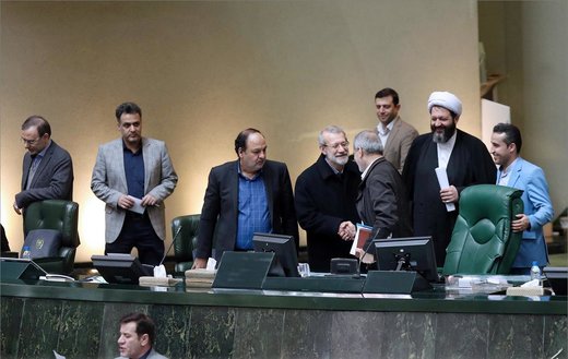 صحن علنی مجلس شورای اسلامی با حضور وزیر امور خارجه