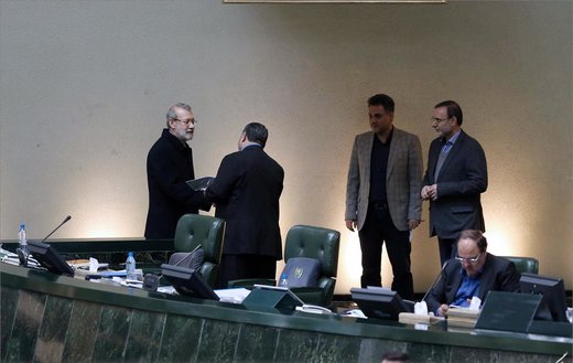 صحن علنی مجلس شورای اسلامی با حضور وزیر امور خارجه
