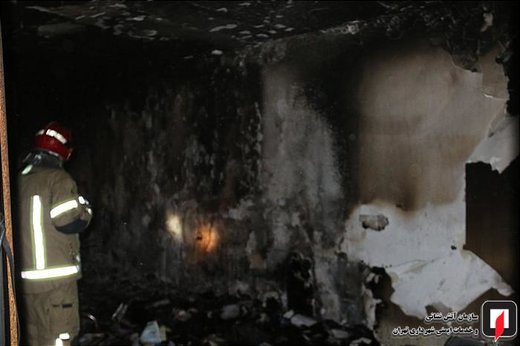 آتش سوزی در آموزشگاه کنکور